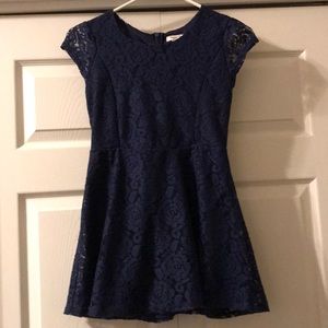 Navy blue lace Lined dress size 10